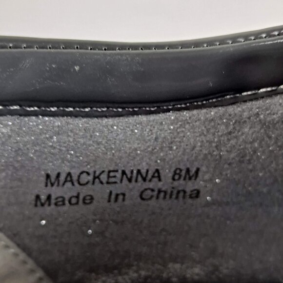 J Renee MacKenna Size 8M Gray Patent Flannel and Suede Lace Up Sneakers NWT - Picture 11 of 13